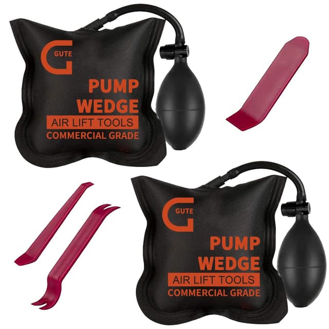Gute Montagekissen Luftkissen Air Wedge Pump,Hebekissen Aufblasbar,Pneumatikspanner Spreizkissen,Air Wedge Pump,Luftkissenheber für Fenster,Tür,Auto,Großgeräte