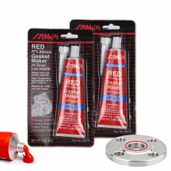 songyea Dichtmasse Motor, Auspuff Dichtmasse, Zylinderkopfdichtung Dichtmittel, Dichtsilikon Dichtungsmasse, Kühlerdichtmittel,Getriebe Motor Dichtung Ölwanne für Autos Motorräder Reparatur (Rot) Angebot bei HelloDeals