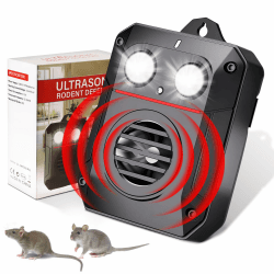 MEKEET Marderschreck Auto, Ultraschall Marderabwehr Marderschreck Mit Blitzlicht Im Motorraum 12V Autobatterie & AA-Batterie & USB Marderschutz für Auto, Garten, Haus, Dachboden Gegen Marder Mäuse Angebot bei HelloDeals