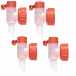 Dosierhilfe Profi Power Auslaufhahn 4 STÜCK SET DIN 45 Abfüllhahn für 5 L, 10 L Kanister Angebot bei HelloDeals