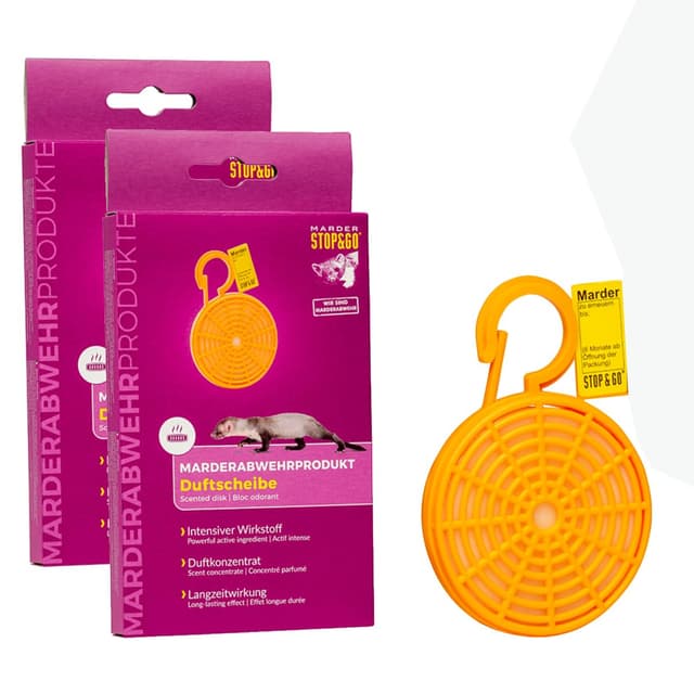 2x STOP&GO Anti Marder Duftscheibe