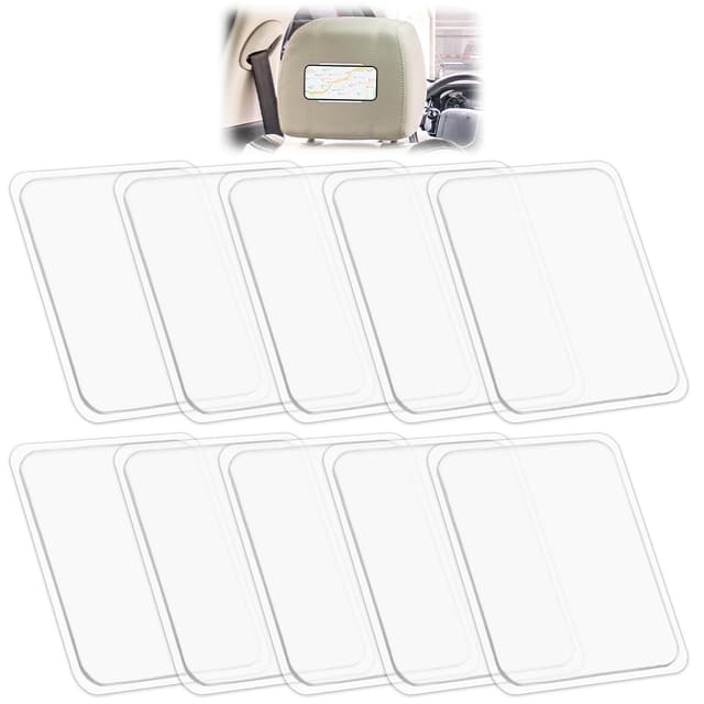 LXUEJIE 10 Stück Auto Anti Rutsch Pads, Rutsch Gel Pad Wiederverwendbar Silikon Gel Pads Waschbare Antirutschmatte für Armaturenbrett Autodekorationen