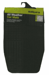 Sakura SS3349 Universal-Gummimatten für die Vorderseite, Schwarz, 1 Paar Angebot bei HelloDeals