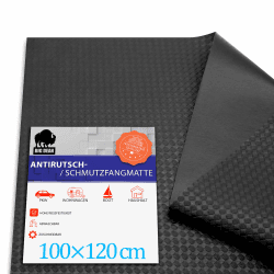 BigDean wasserdichte Antirutschmatte Auto 120x100cm universell zuschneidbar – rutschfeste Kofferraum Schutzmatte Angebot bei HelloDeals