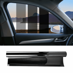 Tönungsfolie Auto, Scheibentönungsfolie Auto 20% VLT, 50 * 300CM Scheiben Tönung Folie Auto für blockiert Hitze, Blendung, UV und IR-Strahlen Schwarz - 20% Lichtübertragung Angebot bei HelloDeals