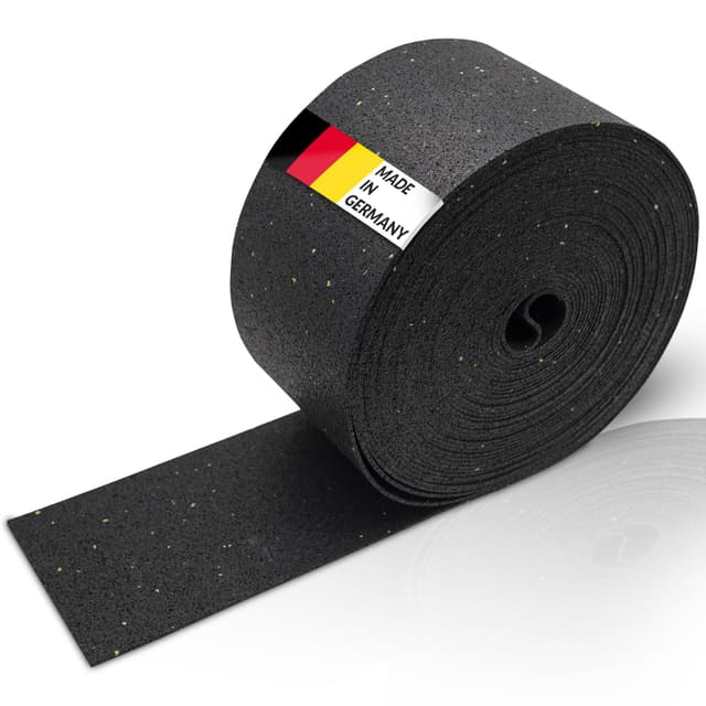 PIKKI® Wiederverwendbare Antirutschmatte zur Ladungssicherung Länge 20m Breite 15 cm Höhe 3mm, formstabile zugfeste Gummistreifen, Gummimatte 150 x 20.000 mm, 3 mm