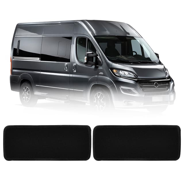 2 Stück Teppiche Fußmatten Ersatz für 2006-2024 FIAT Ducato/Peugeot Boxer/Citroen Jumper, Fußmatte Einstieg, Strapazierfähige Eingangstürmatte Wohnwagenmatte Eingang Maßgeschneidert für 2006-2024 Ducato