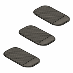 3 Stück Auto Armaturenbrett Anti Rutsch Matten,Waschbare Auto Anti Rutsch Pads,Antirutschmatte Auto Handy,Doppelseitig Klebende Antirutschmatte Auto Armaturenbrett Wiederverwendbar(Schwarz) Angebot bei HelloDeals