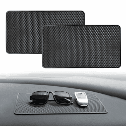 2 Stück 27x15 cm Universal Antirutschmatte Auto Armaturenbrett, Starke Adsorption Auto Armaturenbrett Antirutschablage, PVC Hochtemperaturbeständig, Sonnenbrille, Schlüssel Und Antirutschmatte Handy Angebot bei HelloDeals