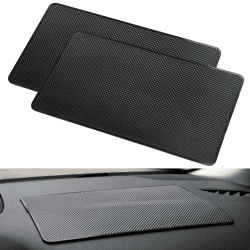 2 Stück Antirutschmatte Anti Rutsch Matte für Auto Armaturenbrett Antirutsch Pads Silikon-Fixierkissen Wird für Autodekorationen, Brillen, Handys Verwendet Angebot bei HelloDeals