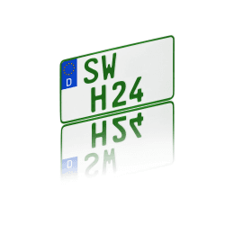 Finest Folia Traktorkennzeichen DIN-zertifizierte Kfz-Kennzeichen 240x130 255x130 für Traktor Trekker landwirtschaftliche Fahrzeuge Nummernschilder steuerbefreit (15 Kennzeichen Landmaschinen) Angebot bei HelloDeals