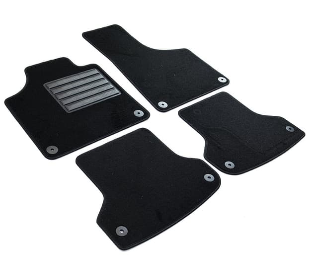 MDM SP-123 Fußmatten Velours Autoteppich passend für Audi A3 (8P) & SPORTBACK 05.2003>09.2012, black