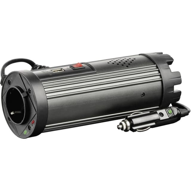 VOLTCRAFT Wandler MSW 150-24-G 150 W 24 V/DC - 230 V/AC modifizierte Sinuswelle, Dosenform für Getränkehalter