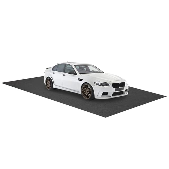 COSTWAY Garage Bodenmatte, 600 x 220 cm Auto Ölauffangmatte, Ölmatte rutschfest & wasserdicht & wiederverwendbar, Garagenmatte Antirutschmatte mit doppelseitigem Klebeband für Werkstatt, Garage