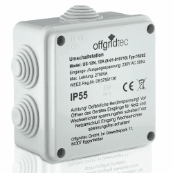 Offgridtec Umschaltstation für Netzvorrangschaltung USV Betrieb US230/12 12A 2700W 230VAC 12A / 2700W Angebot bei HelloDeals