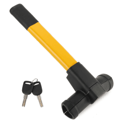 Knpwer Einziehbares Auto Lenkradschloss, Lenkradkralle für Auto,Lenkradschloss Radschloss, Lenkradsperre Wegfahrsperre,Diebstahlschutz für Auto 2 Yellow/Gelb Angebot bei HelloDeals