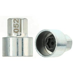 Aramox Rad Schloss Schlüssel Anti Diebstahl Lugnut Socket Notfall Lug Nuss Entferner Ersatz für 1 3 5 6 7Serie X1 X2 X3 X4 X5 X6 Z4 Reifen-Diebstahlsicherungsschraube (052) Angebot bei HelloDeals
