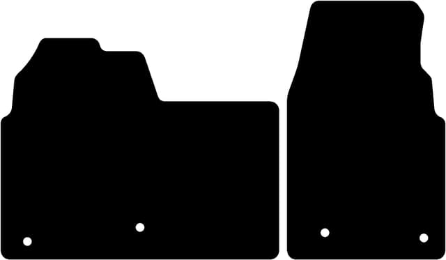 Kovvar Fußmatten passend für Volkswagen Transporter T7 2025-2025 Passend zur Ausführung: Vorne | Qualität: Basic Transporter T7 2025-2025 | Vorne Basic