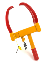 QWORK® Parkkralle Radkralle 9-Loch with 2 Schlüsseln, Diebstahlsicherung für Autos, Anhänger, Wohnwagen, Wohnmobil, Passend bis 285mm Reifenbreite Angebot bei HelloDeals