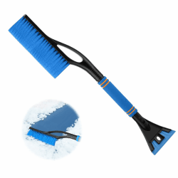 Eiskratzer Auto mit Besen Autoscheiben Schneeentferner Auto Windschutzscheibe Schneeschaufel Schneebürste Scheibenenteiser Einziehbar Schneebesen Auto Schneeräumung Scheibenkratzer Winter für Auto Angebot bei HelloDeals