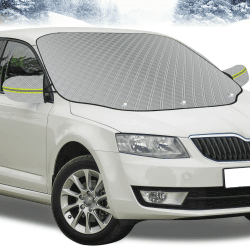 GADLANE Auto Frontscheibenabdeckung Winter - Magnetische Windschutzscheibenabdeckung - Faltbar, Extra Dick und Wasserdicht - für Frost, EIS, Schnee, Sonne - 145 x 118 cm Klein Angebot bei HelloDeals