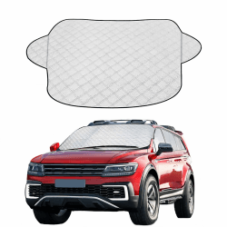 Frontscheibenabdeckung, Autoscheibe Frostabdeckung, Zusammenklappbar Autoscheibenabdeckung, FüR Die Gegen Schnee, Staub, Sonne, 140 x 100cm Dünnschnitt Angebot bei HelloDeals