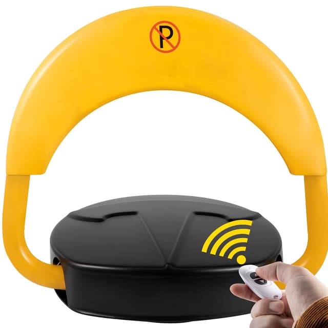 Frantools Parkplatzsperre Fernbedienung Elektronische Private Parkplatz Austauschbare Batterie Parkplatz Sperre Automatische Barriere Alarmierte Werkzeug 1 Stk. mit Fernbedienung