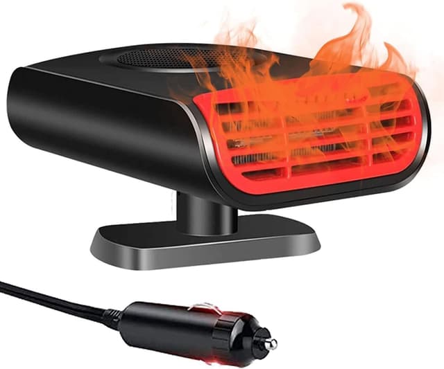 Showvigor 12V 150W Auto Heizgebläse Portable, 2-in-1 Auto Heizung & Ventilator mit Zigarettenanzünder für PKW, Camping, Wohnmobil - Schnelle Enteisung & Heizung (2025 Upgraded)