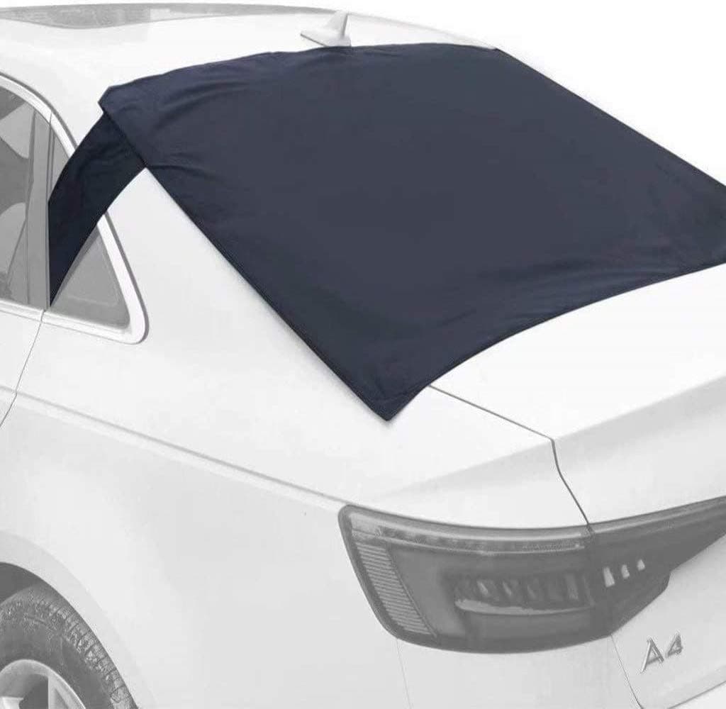 YKKJ Auto-Heckscheibenabdeckung， Fixierung Faltbare Auto Abdeckung für die Windschutzscheibegegen Schnee, EIS, Frost, Staub,UV-Strahlung und Sonne.