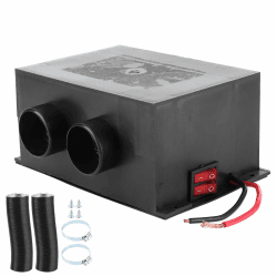 TKSE 12V Auto Heizluefter, 12V 600W Tragbarer Auto Entfroster, 2 Löcher Universell Autoheizung Schnelle Erwärmung Wärmer Geräuschlos Dual Gang-Schalter Entfroster Angebot bei HelloDeals