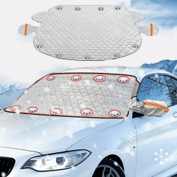 Magnetische Auto Anti-Schnee Abdeckung, Magnetische Autoabdeckung Winter, Windschutzscheibe Sonnenschutz, Windschutzscheibe Nabdeckung, Scheibenabdeckung Auto Winter, Gegen Schnee EIS Frost Staub UV Angebot bei HelloDeals