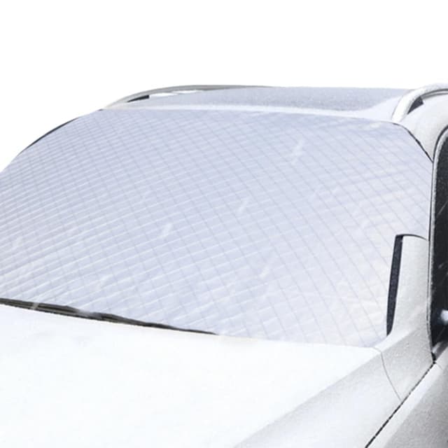 DWFEYOI Frontscheibenabdeckung Auto, Windschutzscheibe Abdeckung, Windschutzscheibenabdeckung, Scheibenabdeckung Auto, Faltbar gegen Sonne, Schnee, Frost, Staub, 140 * 101cm