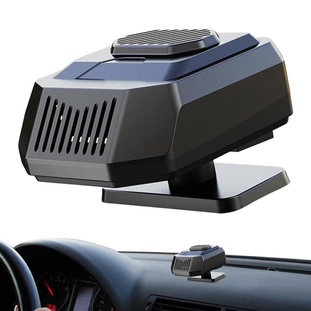 Tragbare Autoheizung, Autoheizung für Fenster,Tragbare Autoheizung 12V/24V Fensterentfroster - Einstellbarer Lüfter, elektrische Heizung, Windschutzscheiben-Defrost-Defogger für SUV und LKW Reinigungsmodell