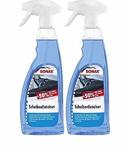 SONAX Scheibenenteiser Scheiben-Entfroster Sprühflasche Enteiserspray 2x 750ml 750 ml (2er Pack)