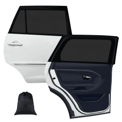 Sonnenschutz Auto Baby mit UV Schutz,Universal Sonnenblende Auto Kinder Seitenscheibe,Autoscheiben Sonnenschutz innen mit Hochelastisches Eisseide-Material(2 Stück) Angebot bei HelloDeals