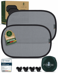 FORCHE® Sonnenschutz für die Seitenscheibe, Sonnenblende, Sonnenrollo für das Auto, Auto-Sonnenschutz Angebot bei HelloDeals