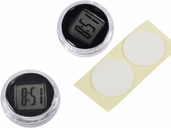 Mini-Motorraduhren, wasserdicht, zum Aufkleben, digitale Uhren, Motorrad-Uhren für Fahrzeug, Auto, SUV und mehr, 1,1 Durchmesser, klein, geringes Gewicht, 1 Stück Angebot bei HelloDeals