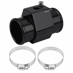 Keenso Auto Wassertemperatur Verbindungsrohr, Auto Wassertemperatur Sensor Adapter 28mm - 40mm Wassertemperatur Verbindungsrohr mit einstellbaren Klammern Universal fit für die meisten Autos(38mm) Angebot bei HelloDeals