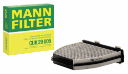 MANN-FILTER CUK 29 005 Innenraumfilter/Kabinenluftfilter - Pollenfilter mit Aktivkohle - für Pkw + Transporter Angebot bei HelloDeals