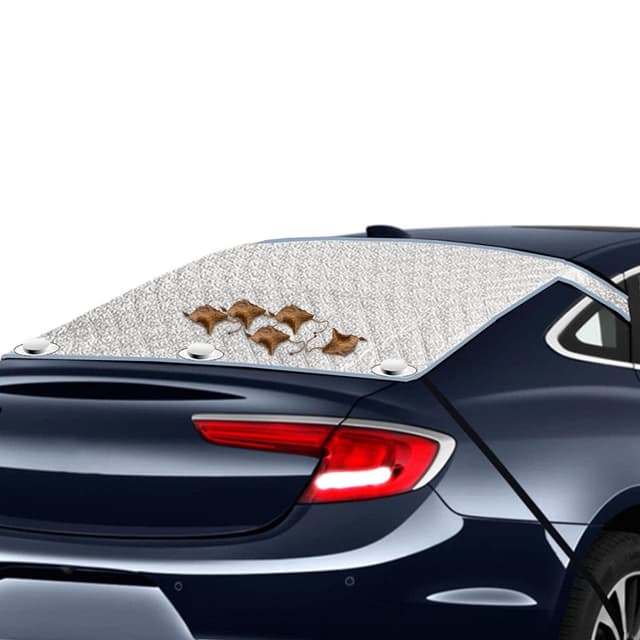 Heckscheibenabdeckung - Auto Windschutzscheibenabdeckungen - Heckscheibe Schneeabdeckung - Magnetische Autoabdeckung Mit 5 Magnet - Winddichte Sonnenschutzabdeckung - Auto Abdeckung Für Sommer Winter