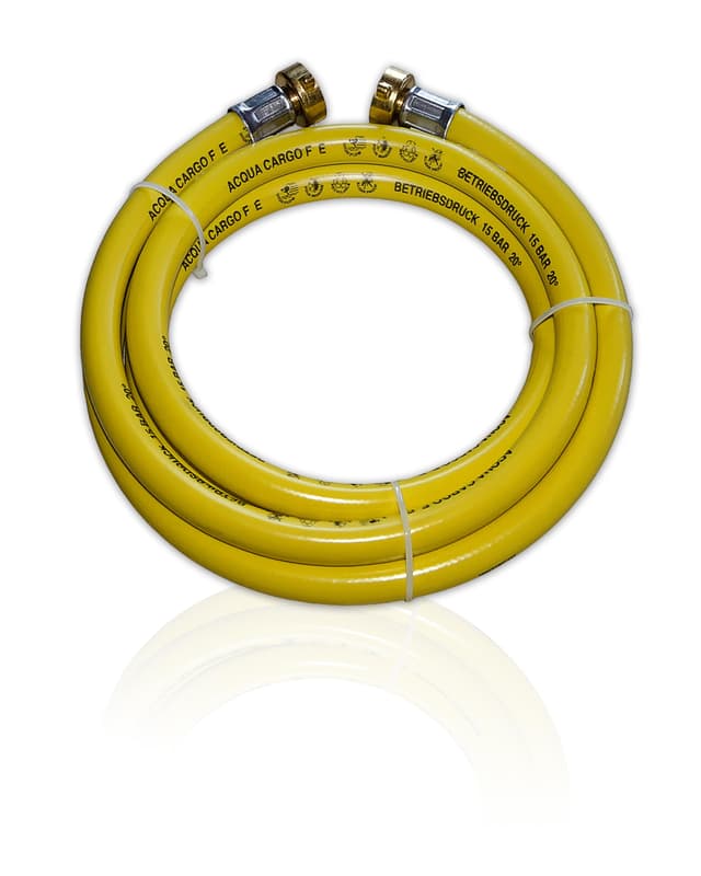 Heizung Füllschlauch 5m Längen 1,5m - 2,5m -5m - 10m Füllschlauchset für Heizung 3/4 Zoll ACQUA CARGO 5,0m