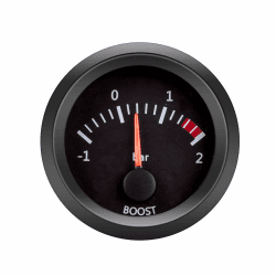 ETOPARS 52mm Automotor Kfz Zeiger Turbo Ladedruckanzeige Messgerät Kit Boost Bar Weiß Lichtanzeige Zeigeranzeige Turbo Boost Gauge Bar Angebot bei HelloDeals