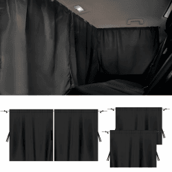 3 Stück Auto Fenster Sonnenschutz, 140 x 80CM Auto Sichtschutz Vorhänge, Abnehmbarer Auto Fenster Verdunkelung, Aktualisierte Kfz Trennvorhänge, Universeller Auto Vorhang, Camping Zubehör (3 Stück) Angebot bei HelloDeals