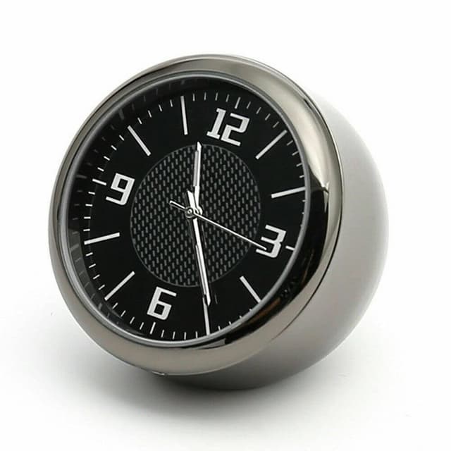 Auto Uhr, Mini-Uhr für Auto-Armaturenbrett, Fahrzeuginnenausstattung, leuchtend elektronische Quarzuhr, Quarzuhr Analog Auto Armaturenbrett Zeit Lüftungsschlitz on Uhr für Auto Dekoration