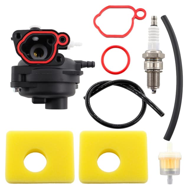 MCHNIC Vergaser mit Luftfilter für Briggs & Stratton 799583 591160 595656 590556 591979 593261 08P502 09P602 300E 450E 500E OVH Rasenmäher Motor