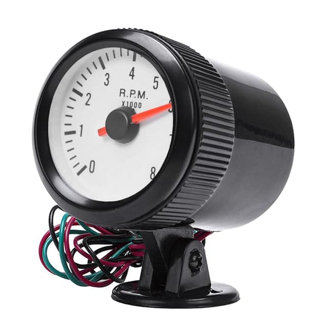 ETOPARS Universelle Kfz Auto Drehzahlmesser 2Zoll 52mm Auto Geschwindigkeitsmesser Messgerät Motor Tachometer Zeiger Anzeige Tacho Blau Lichtanzeige Instrument Tachoanzeige Blau Tacho Anzeige