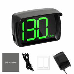 Digitaler Auto Tachometer,Auto HUD Headup Display,Geschwindigkeitsmesser,with GPS Chipsatz für Fahrrad Motorrad LKW Auto Motorroller USB Plug and Play Angebot bei HelloDeals