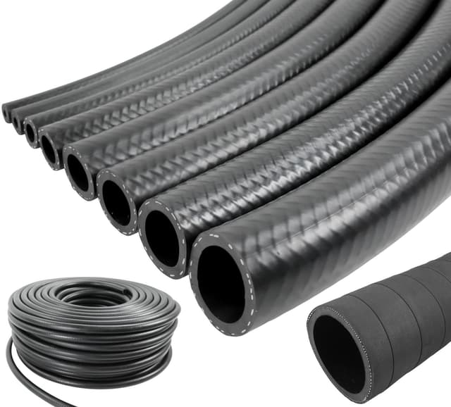 1m EPDM Kühlerschlauch Ø 25 x 33 mm Kühlwasserschlauch Kühlmittelschlauch 120°C * VIELE GRÖSSEN & LÄNGEN * Gewebe-verstärkt Unterdruckschlauch Gummi-Schlauch Heisswasser DIN 73411 * AUSSEN GLATT 25 x 33 mm 1 Meter