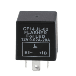 Ziyan LED 12V Blinker-Relais Lastunabhängig 0,02-20A 3-Polig CF14 Flasher Blinkrelais Angebot bei HelloDeals