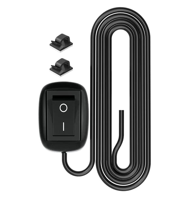 GUUZI Pastentyp Schalter Auto Druckschalter EIN/Aus 12V-230V 10A Oberflächenmontage Schalter Wassertropfenform DIY Autoschalter SPST Wippschalter mit 1m Kabel Pastentyp-Schalter – 1 Stück